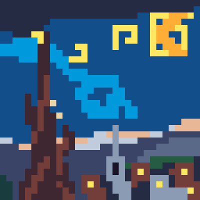 pixely night